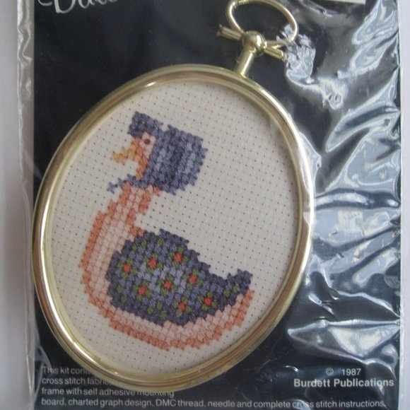 Lot of 5 Vintage 1987 Dale Burdett Framed Country Cross Stitch Kits NEW SEALED - Picture 9 of 12